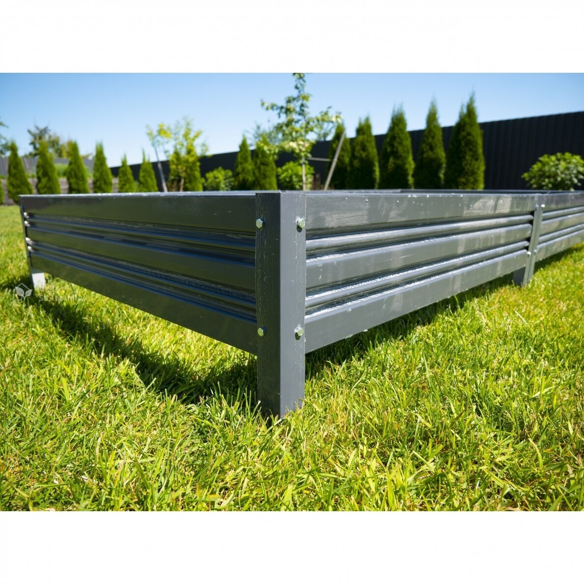 Pakelta lysvė GRAFITO 20cm aukščio, 1,0 pločio Pakelta lysvė GRAFITO 20cm aukščio, 1,0 pločio