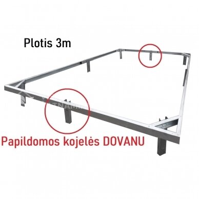 Pamatas 2,99m-3,00m pločio Pamatas 2,99m-3,00m pločio