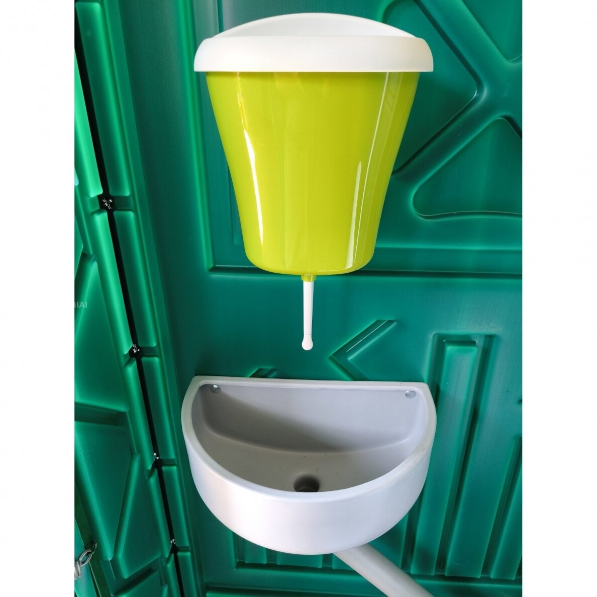 Plastikinis durpinis lauko tualetas TOYPEK DuoComfort žalias 3 Plastikinis durpinis lauko tualetas TOYPEK DuoComfort žalias 3