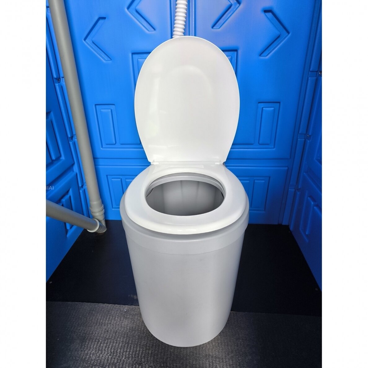 Plastikinis durpinis lauko tualetas TOYPEK DuoComfort mėlynas 4 Plastikinis durpinis lauko tualetas TOYPEK DuoComfort mėlynas 4