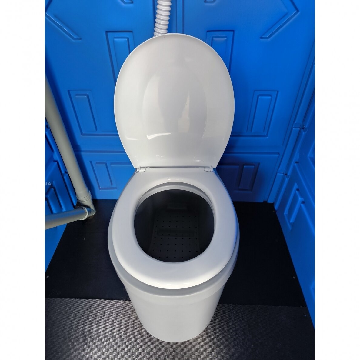 Plastikinis durpinis lauko tualetas TOYPEK DuoComfort mėlynas 5 Plastikinis durpinis lauko tualetas TOYPEK DuoComfort mėlynas 5