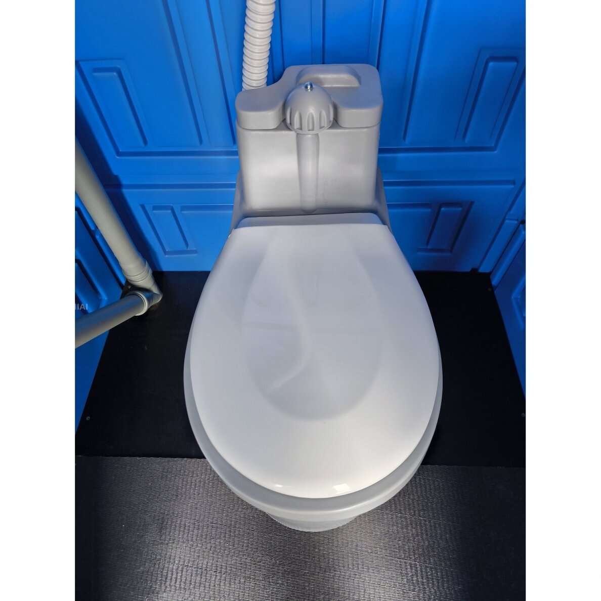 Plastikinis durpinis lauko tualetas TOYPEK DuoComfort mėlynas 7 Plastikinis durpinis lauko tualetas TOYPEK DuoComfort mėlynas 7