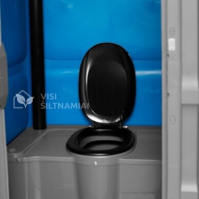 Plastikinis lauko biotualetas (Pilkas - Mėlynas) 2 Plastikinis lauko biotualetas (Pilkas - Mėlynas) 2