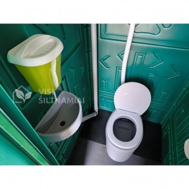 Plastikinis durpinis lauko tualetas TOYPEK DuoComfort žalias 6 Plastikinis durpinis lauko tualetas TOYPEK DuoComfort žalias 6