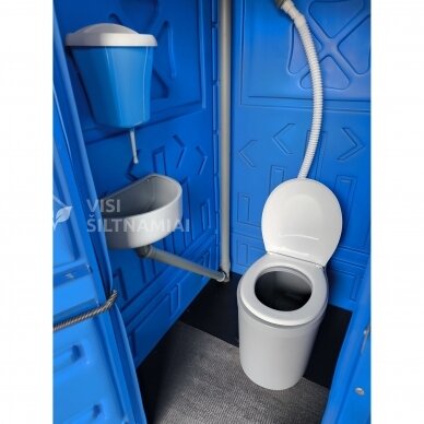 Plastikinis durpinis lauko tualetas TOYPEK DuoComfort mėlynas Plastikinis durpinis lauko tualetas TOYPEK DuoComfort mėlynas
