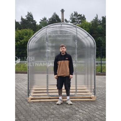 Šiltnamis CUCUMBER (plotis 2,1 m) danga 6mm 1